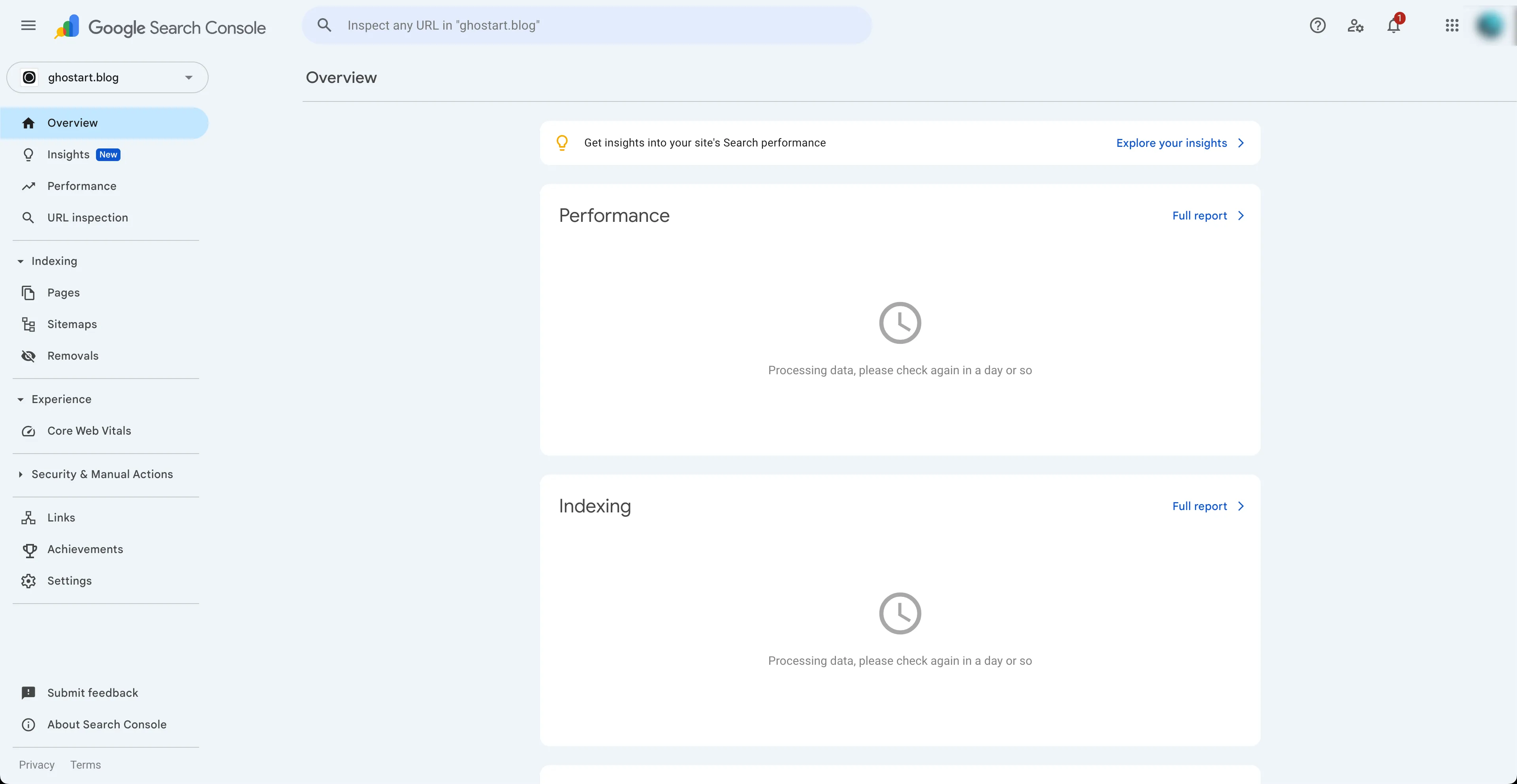 GSC DashBoard